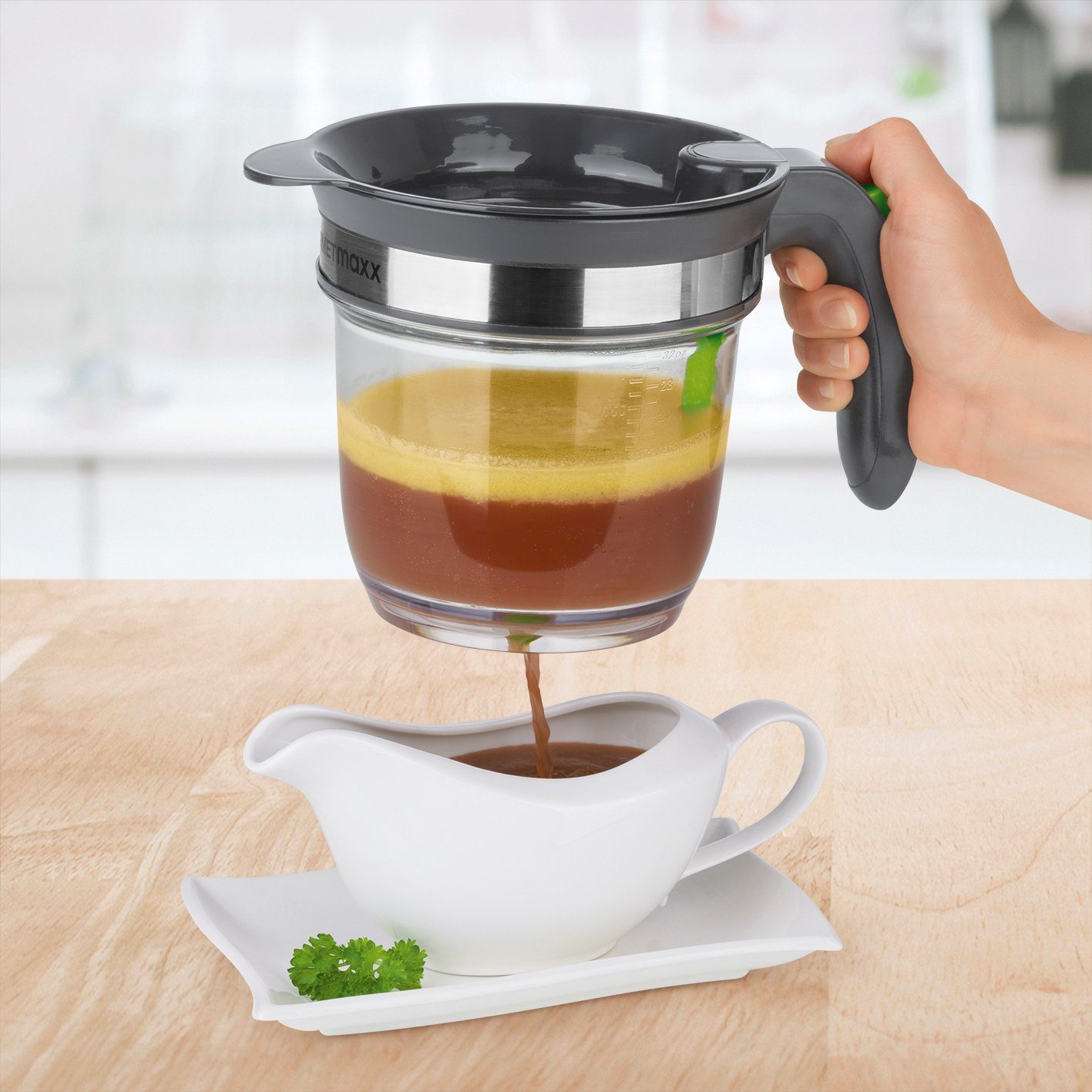 GOURMETmaxx Fetttrennkanne, (3-St), Fett-Trenner