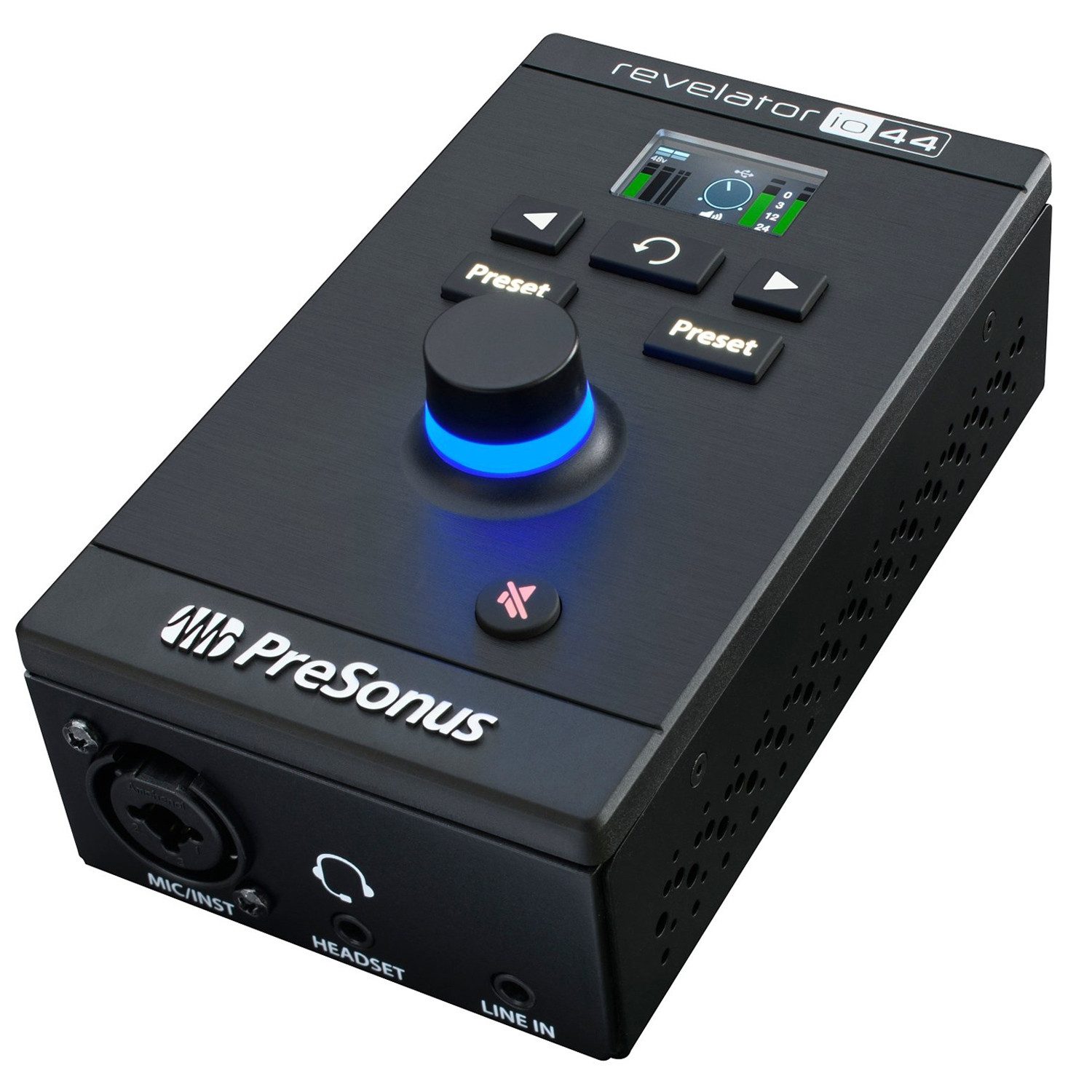 Presonus Mischpult Revelator io44, (Audio-Interface, USB-C), Ideal für Recording, Streaming, Podcasting, Gaming