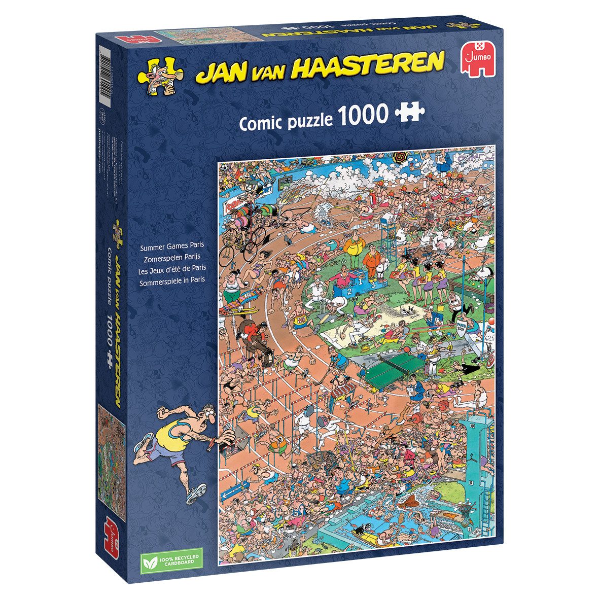 Jumbo Spiele Puzzle 1119801816 Jan van Haasteren Sommerspiele in Paris, 1000 Puzzleteile
