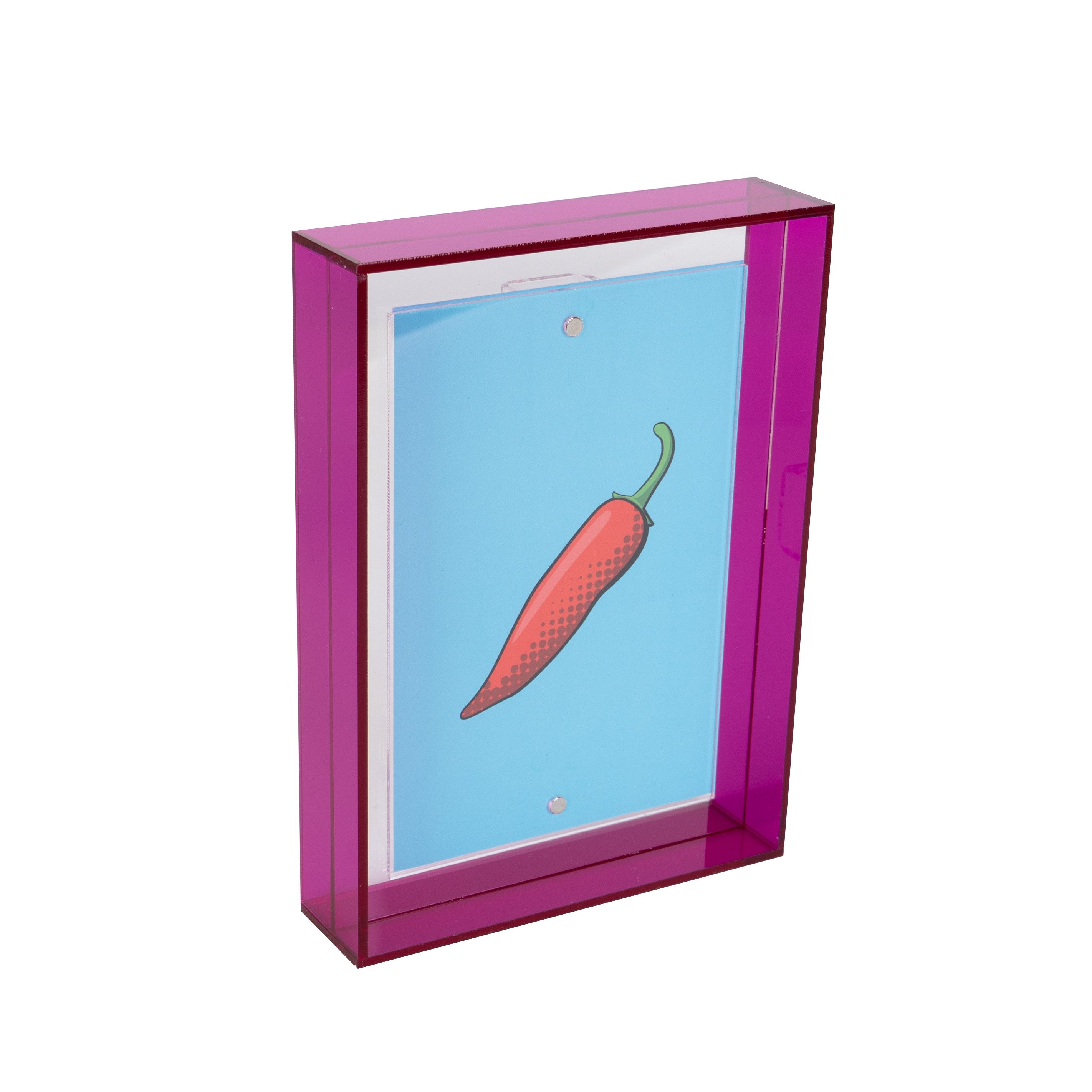 queence Bilderrahmen Wechselrahmen pink, für 1 Bilder (1 St), Stylischer Ne günstig online kaufen