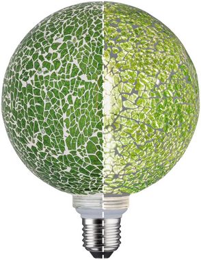 Paulmann LED-Leuchtmittel Miracle Mosaic Grün E27 2700K dimmbar, E27, 1 St., Warmweiß