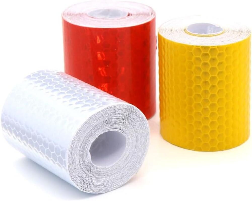 FELIXLEO Reflektorband 3PCS Reflektorband 5cm x 3m Selbstklebend Warnband Fahrzeuge, (1 St)