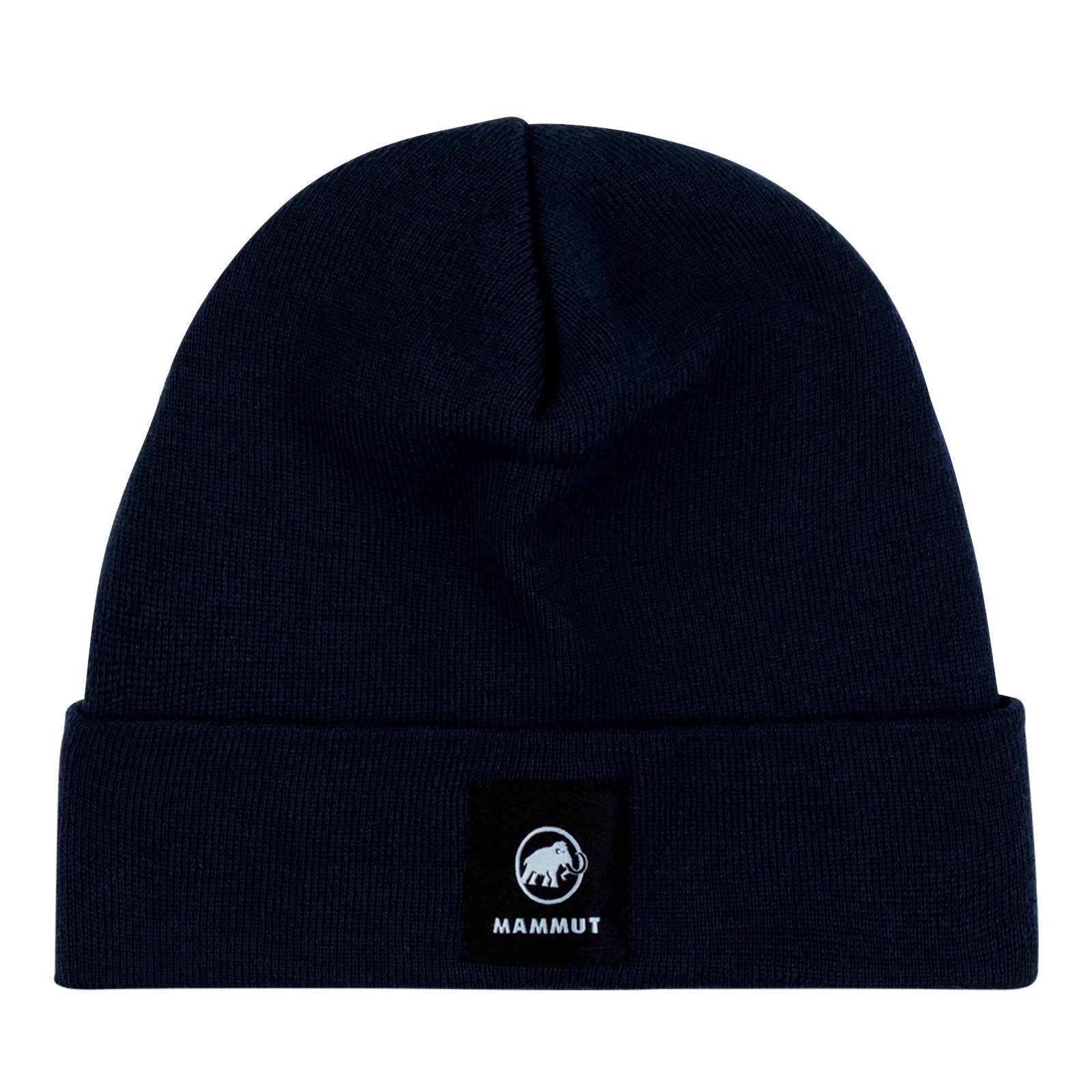 Mammut Beanie Fedoz mit Markenlogo-Aufnäher