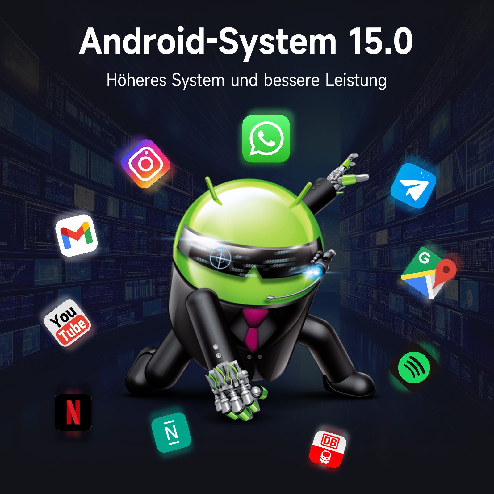 Hikity 7" Android 15 Autoradio Für Opel Astra Antara Vectra Corsa, Carplay Autoradio (FM-TunermitRDS, 32 EQ-Soundmodi WLAN Nachtsicht Rückwärtsfahren)