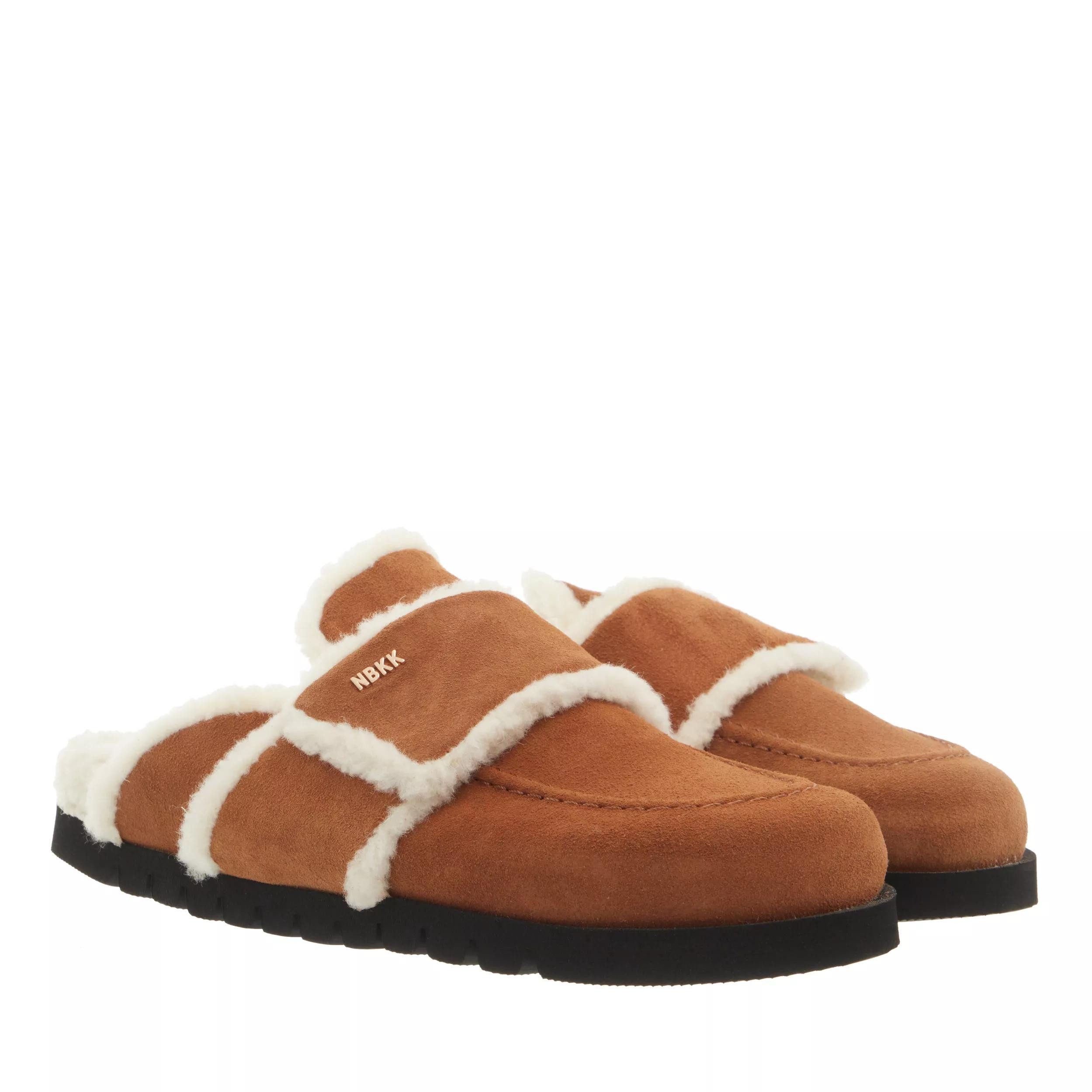 Nubikk Teddy Fur (L) Cognac Suede Slipper (1-tlg)