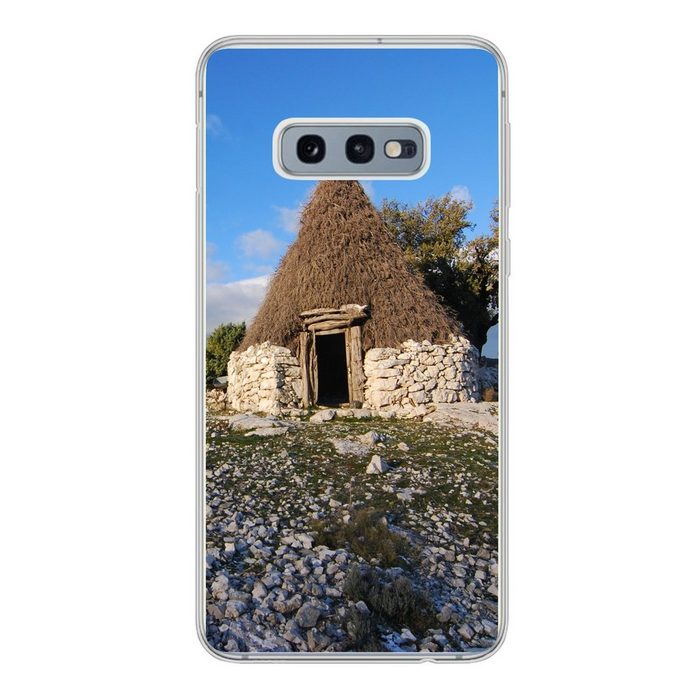 MuchoWow Handyhülle Hütte in Sardinien Phone Case Handyhülle Samsung Galaxy S10e Silikon Schutzhülle