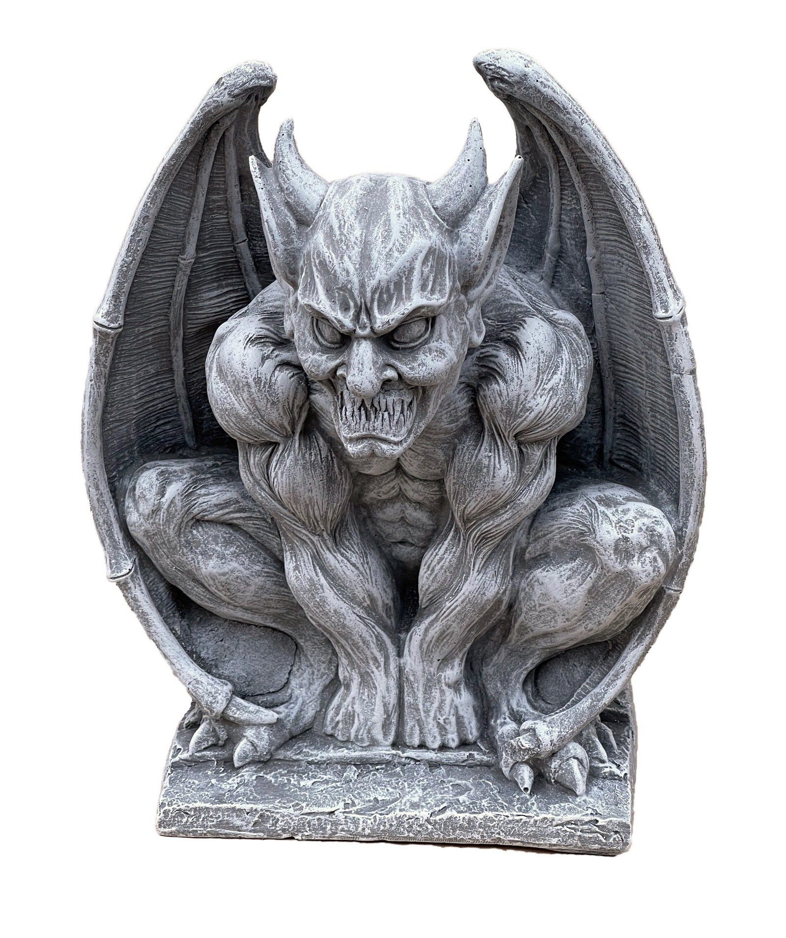 Stone and Style Gartenfigur Steinfigur Gargoyle mit Flügeln | Figuren