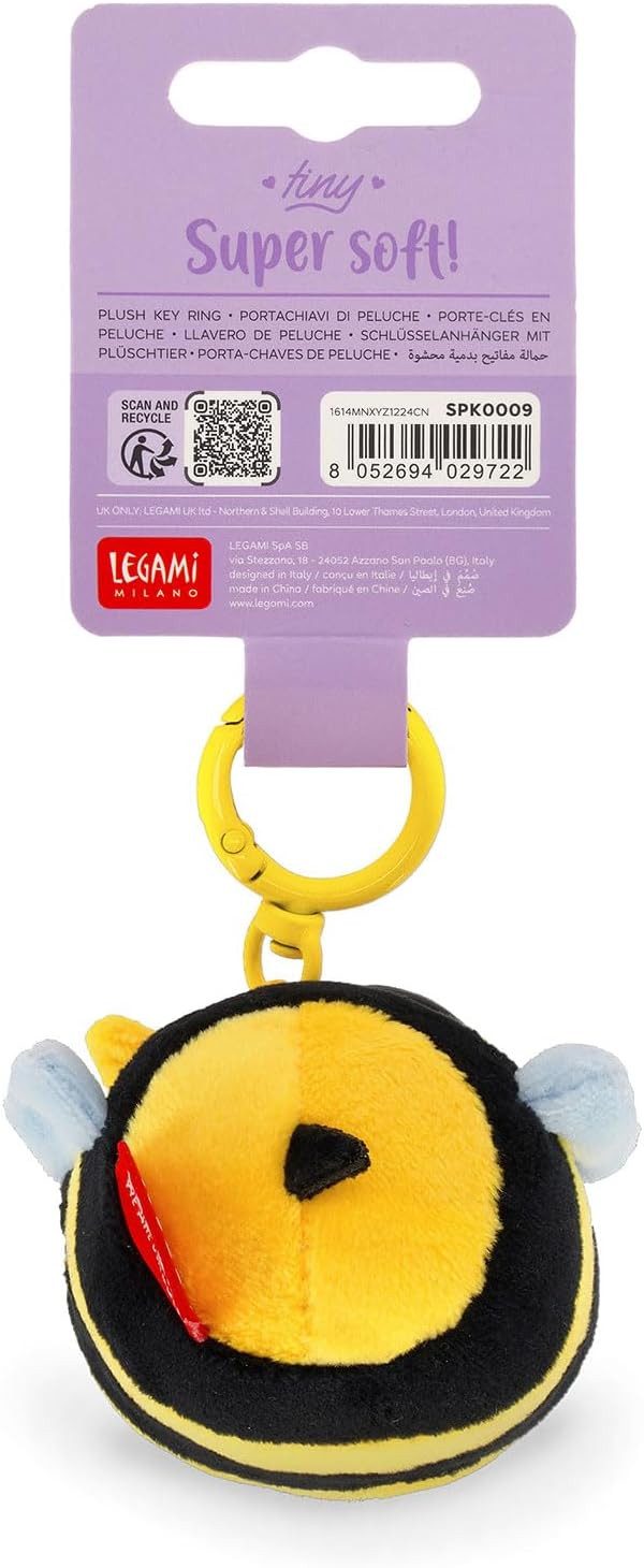 Legami Schlüsselanhänger Legami - Schlüsselanhänger Bee, Gravur und Karabinerhaken aus Zink