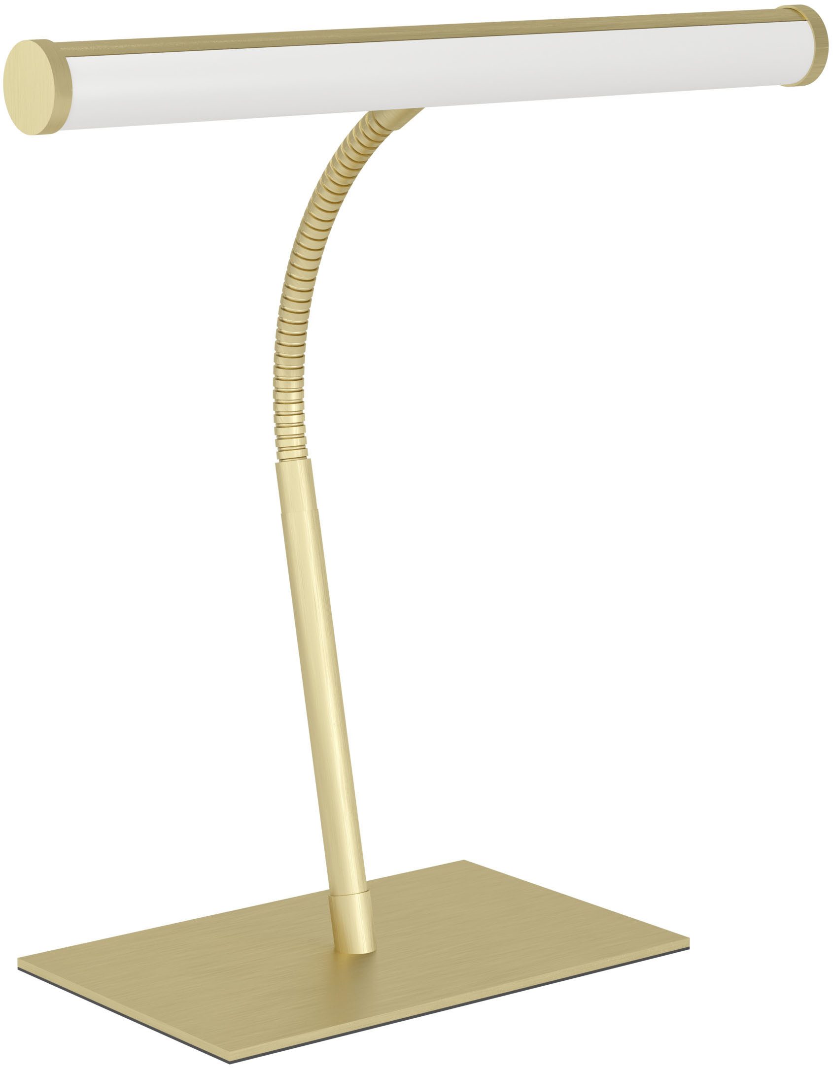 EGLO Tischleuchte RICCIONE Tischlampe - Stahl, Alu - LED - 1X5W - IP20, Dimmfunktion, Farbwechsel, mehrere Helligkeitsstufen, LED fest integriert, Kaltweiß, Neutralweiß, Warmweiß, Nachttischlampe, Schreibtischleuchte, Leselampe, L30 x B19 x H39,5 cm