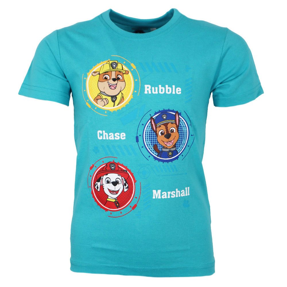 Print-Shirt Paw Patrol Chase Rubble Kinder Jungen kurzarm T-Shirt Shirt