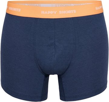 HAPPY SHORTS Trunk 3er Pack Happy Shorts Boxershorts Pants Fun marine orange Palme ananas (1-St)