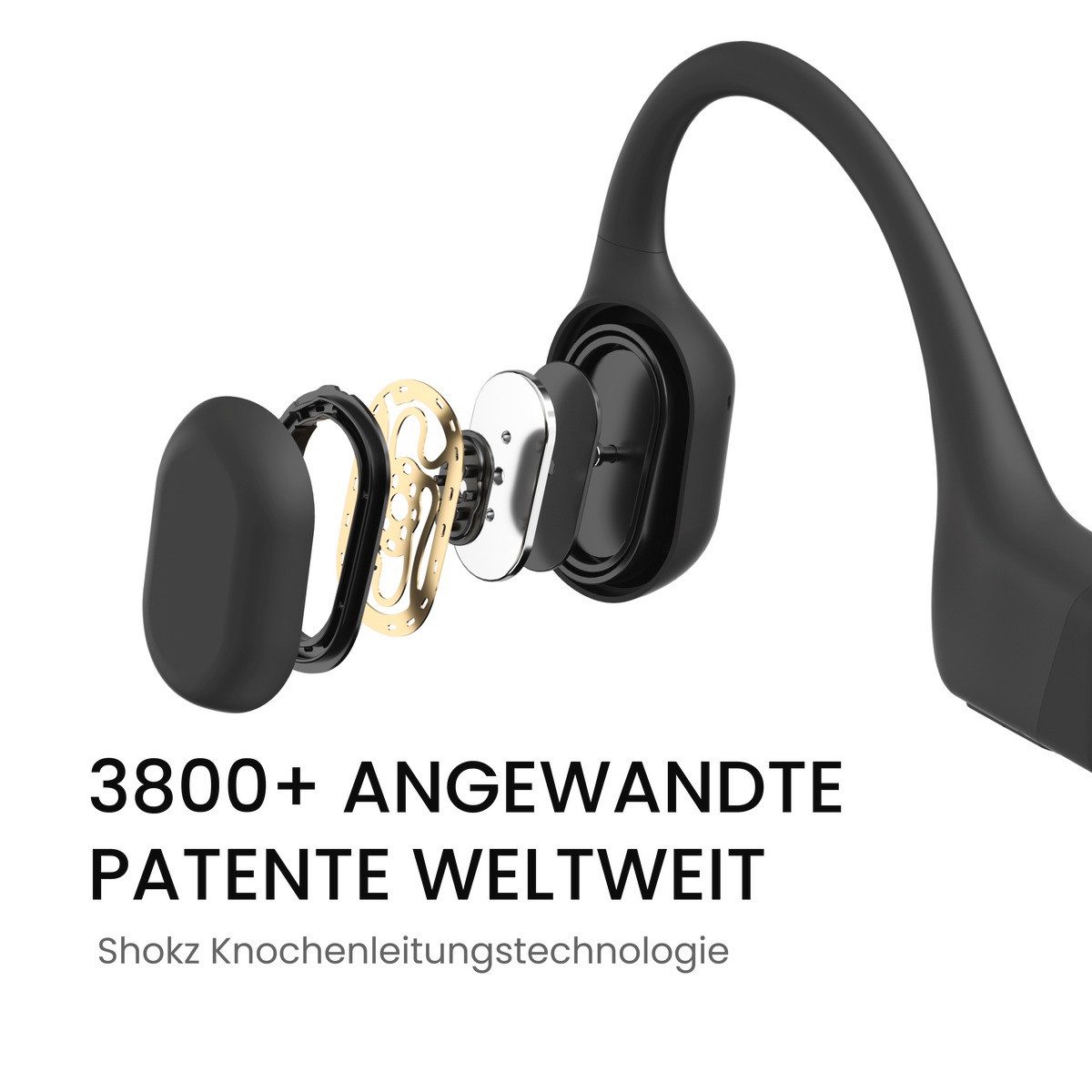 Shokz OpenRun Mini USB-C Bluetooth-Kopfhörer