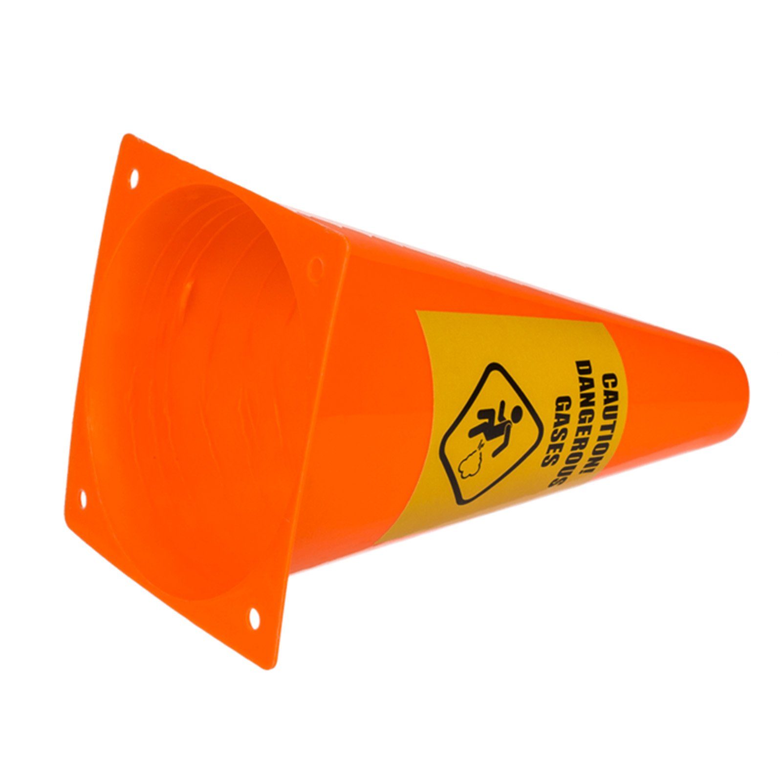 Out of the Furz und Piktrogramm Dangerous Gases Caution Pylone Toil Blue Leitkegel Papierdekoration mit