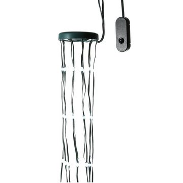 MARELIDA LED-Baummantel LED Lichterkette 10 Stränge 180LED bunt 13Funkt. Fernbedienung 1,8m, 180-flammig