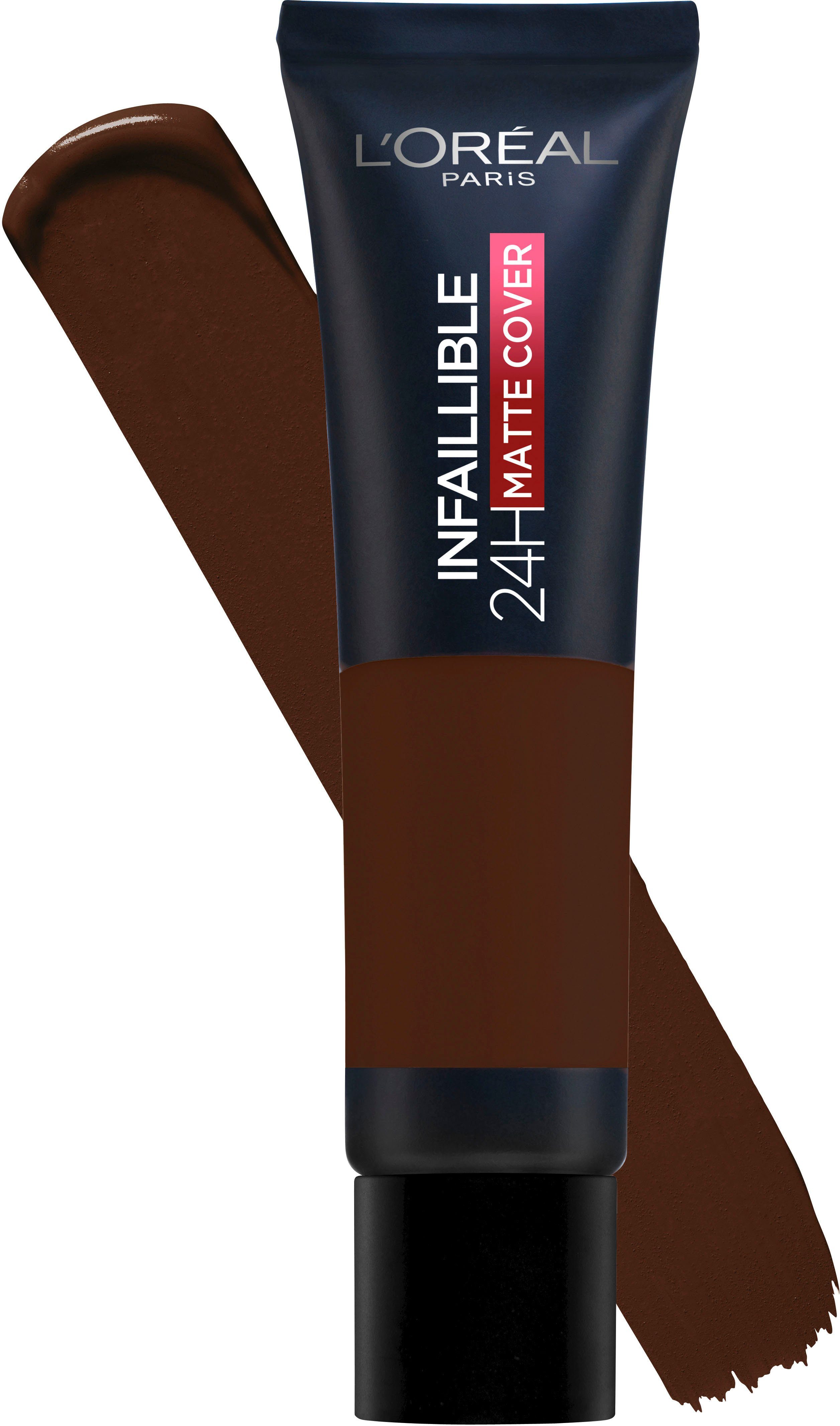 L\'ORÉAL PARIS Foundation L\'Oréal Paris Infaillible 32H Matte Cover, Mit 4%  Niacinamiden für einen ebenmäßigen & mattierten Teint