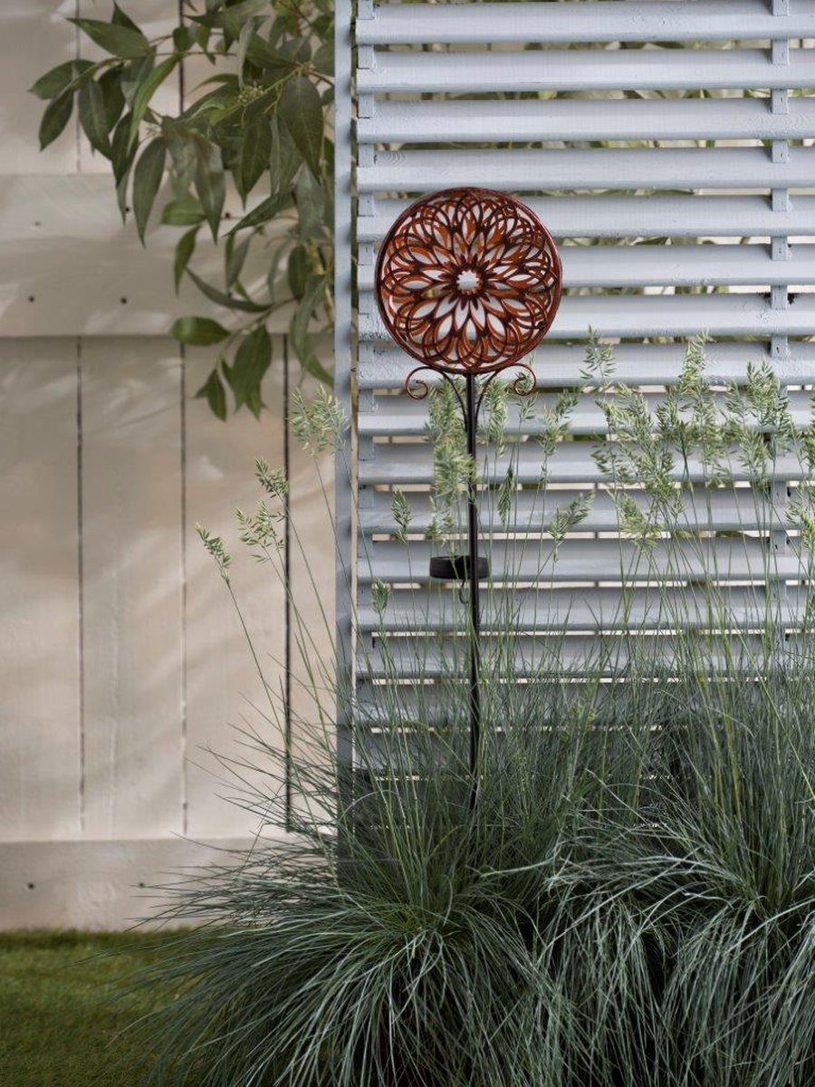 Luxform Gartenleuchte Solar-Erdspieß-Gartenlampe - Mandala - günstig online kaufen