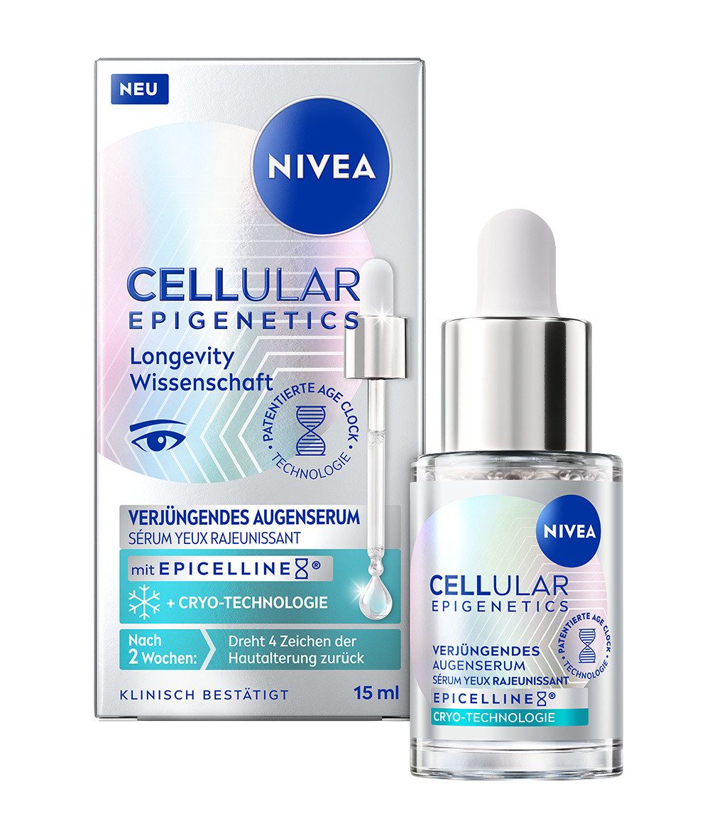 Nivea Augenserum CELLULAR Epigenetics Instant Cryo Augenserum 15ml, 1-tlg., 15 ml