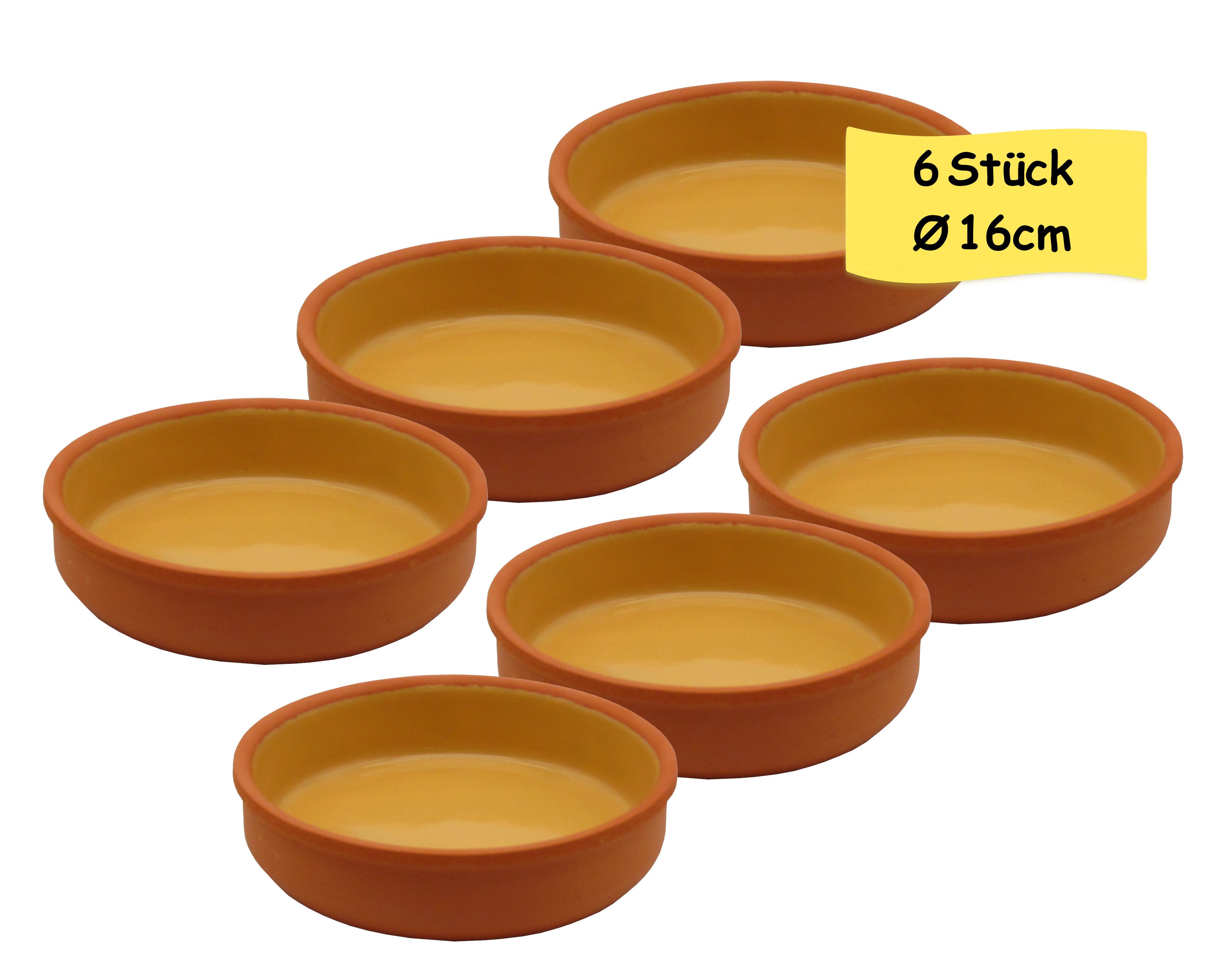 steinwohn Tapas-Schale Keramik Set Ø16 & Ø20 cm – 5 Farben, Mediterran, Spülmaschinengeeignet, Ofenfest, Mikrowellengeeignet