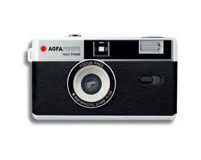 AgfaPhoto Reusable Half Frame Photo Camera schwarz Kompaktkamera