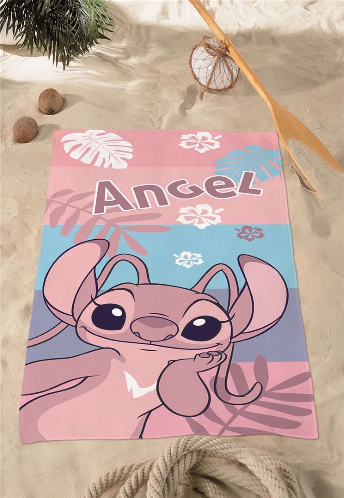 Lilo & Stitch Strandtuch Badehandtuch für Kinder – Kuscheliges Strandtuch 7 günstig online kaufen