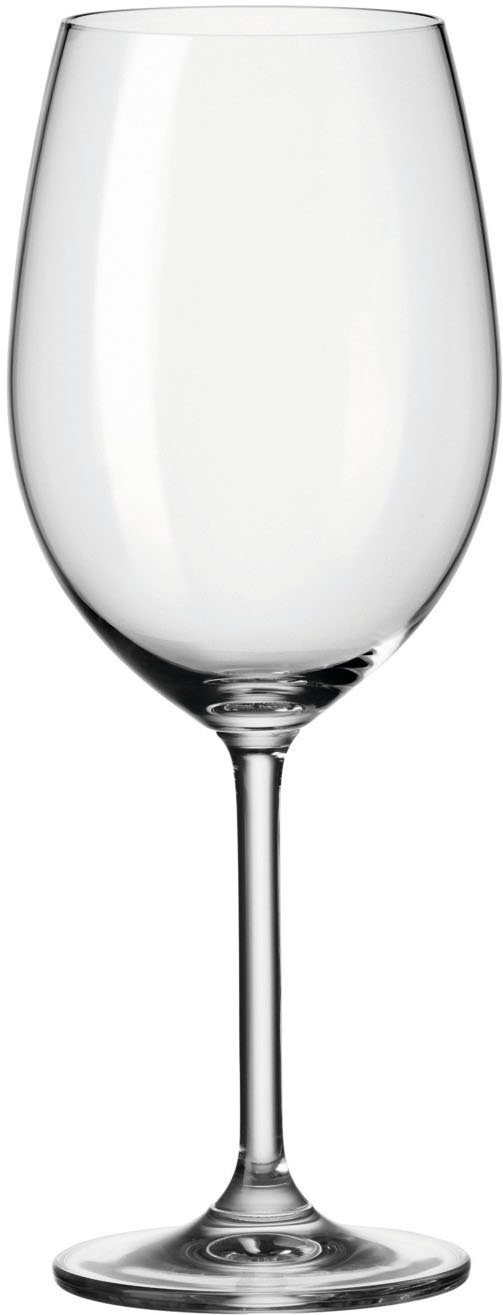 LEONARDO Rotweinglas DAILY, 6-tlg., Kristallglas, (Bordeaux) 640 ml, 6-teilig