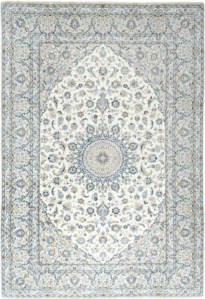 Orientteppich Keshan 242x361 Handgeknüpfter Orientteppich / Perserteppich, Nain Trading, rechteckig, Höhe: 12 mm