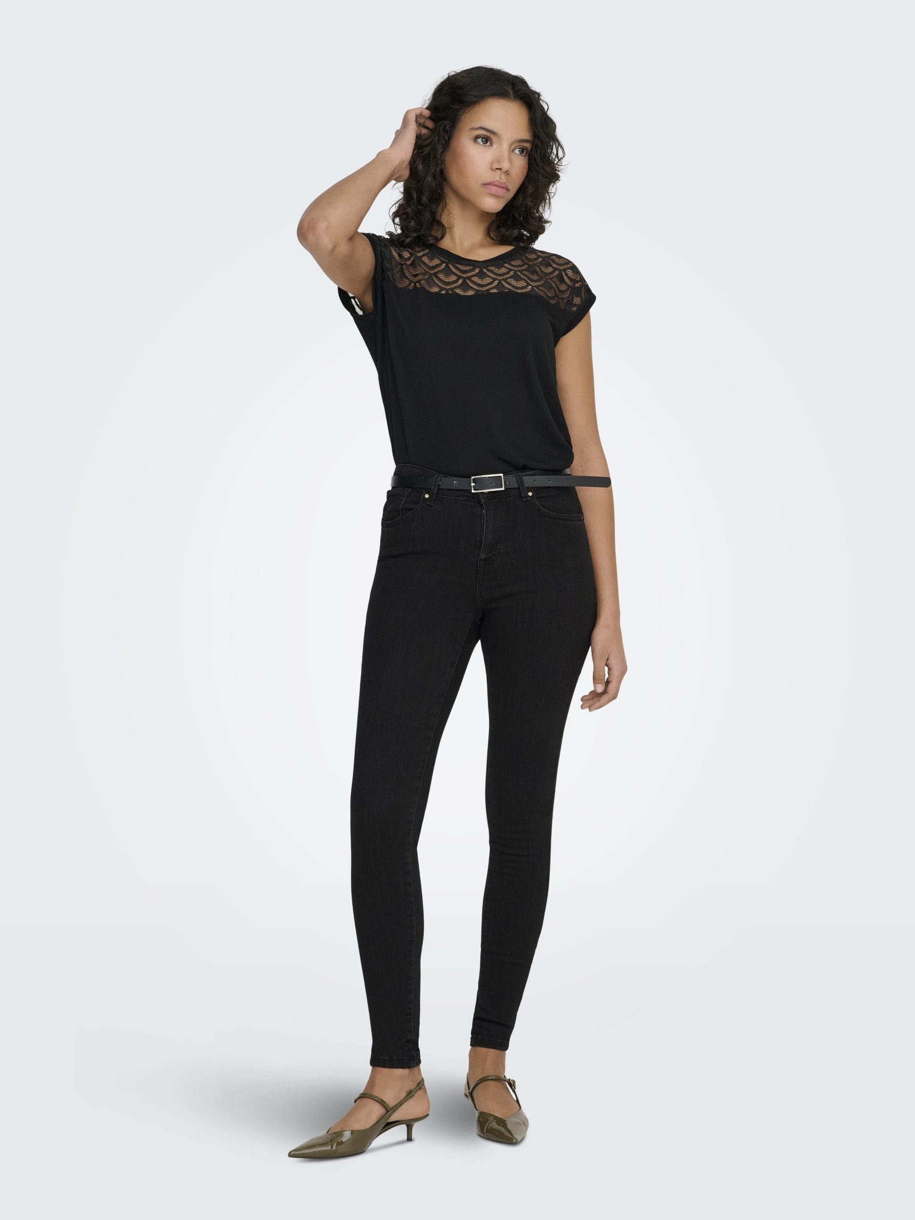 ONLY Bequeme Jeans ONLPOWER MID PH UP SK DNM REA3659 N – Bild 5 von 5