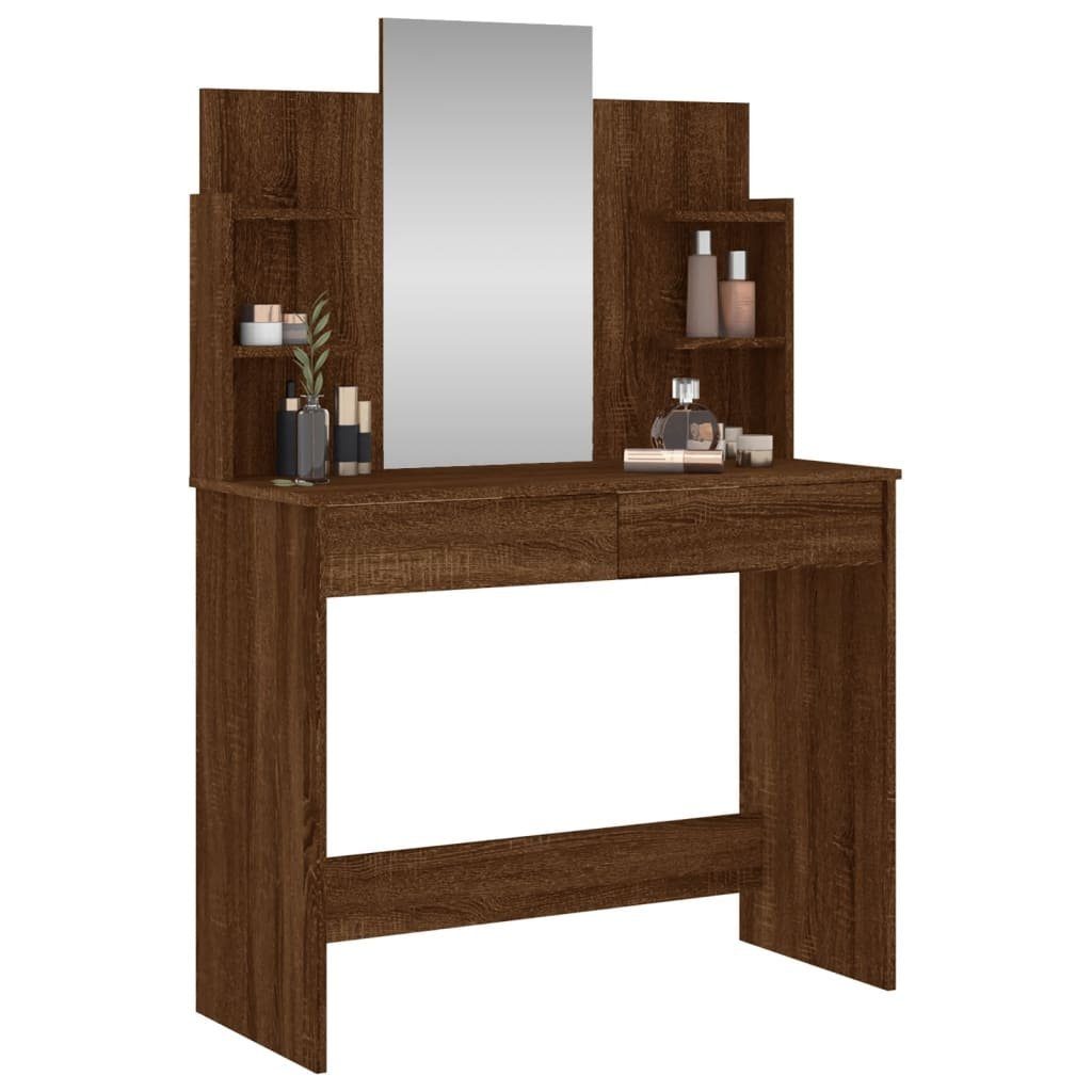 vidaXL Schminktisch NA Schminktisch Frisiertisch Beautytisch 2 Regale
