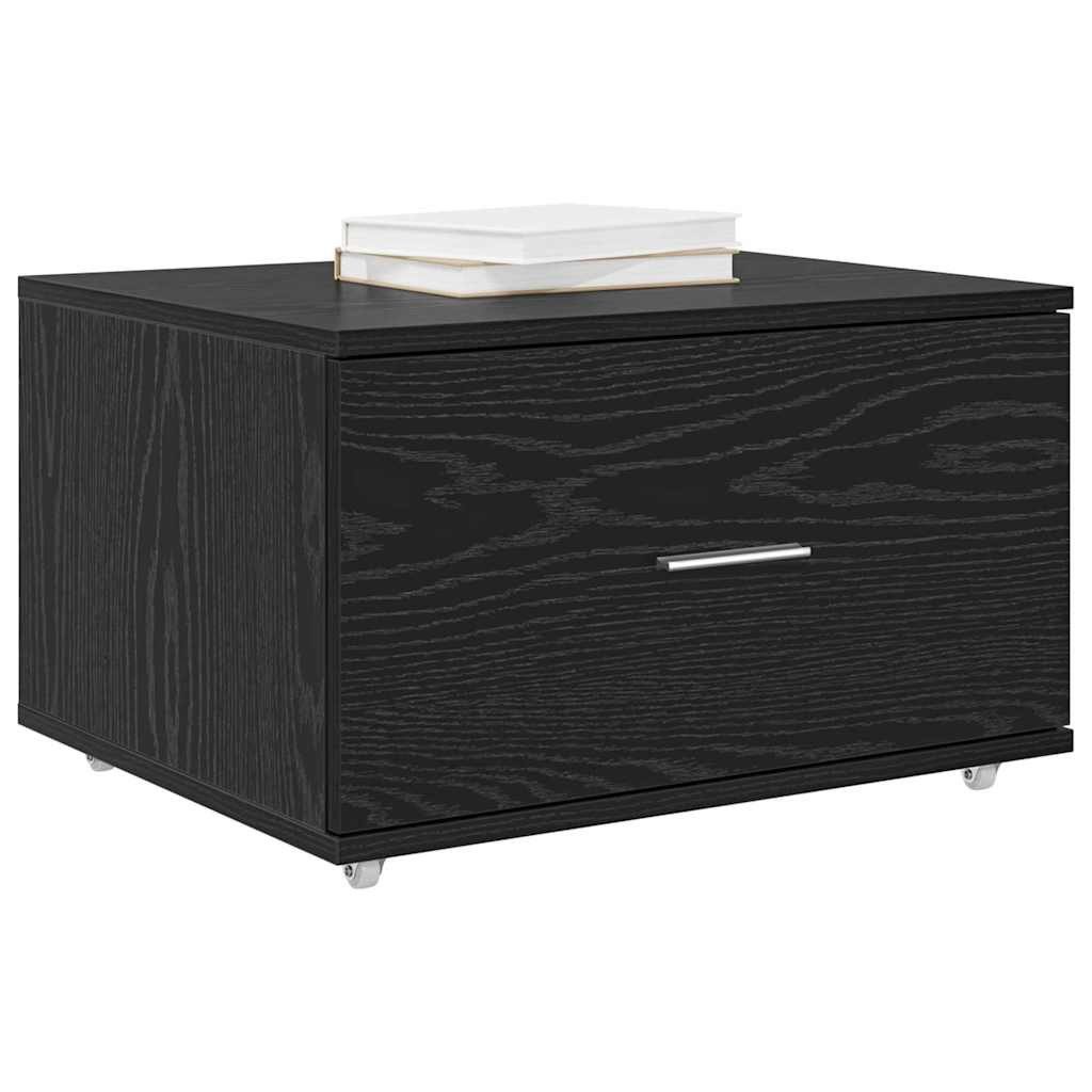 vidaXL Fächerschrank Schubladenschrank Schwarz 55 x 45 x 33,5 cm Holzwerkst günstig online kaufen