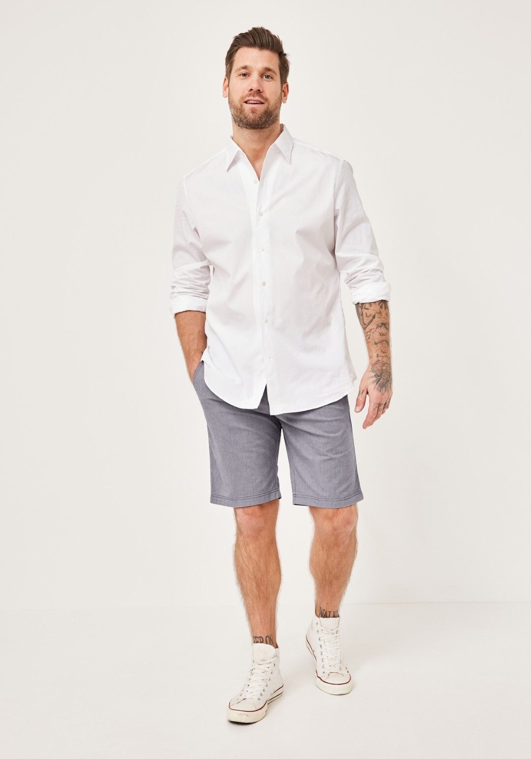Redpoint Chinoshorts Surrey Modern Fit Bermudas mit Stretch