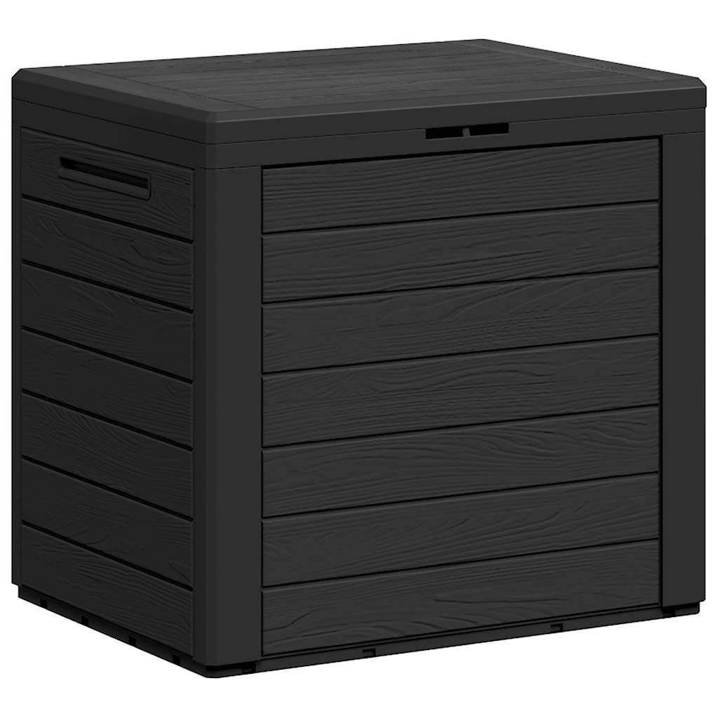 vidaXL Gartenbox Gartentruhe Anthrazit 58,5x46x55 cm Polypropylen