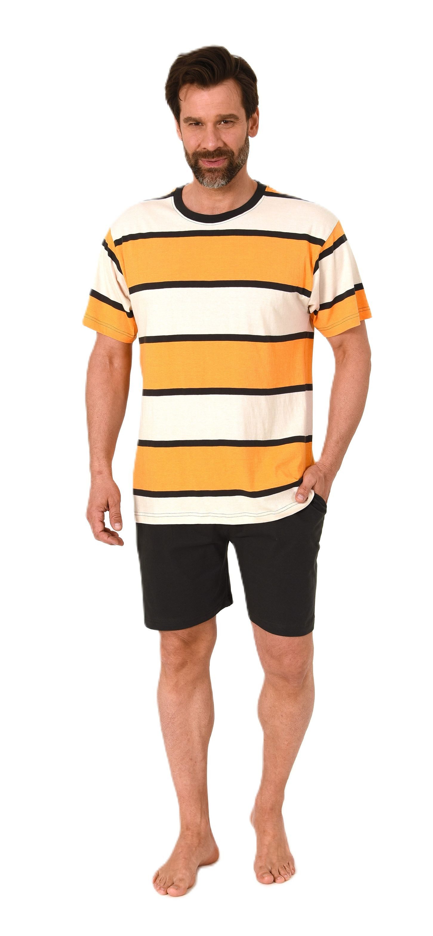 Normann Pyjama Normann Herren Schlafanzug kurzarm günstig online kaufen