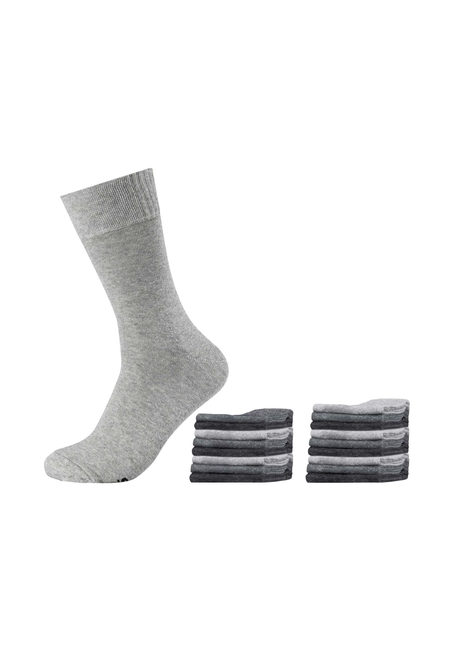 grey Socken Skechers Socken Pack 18er light melange