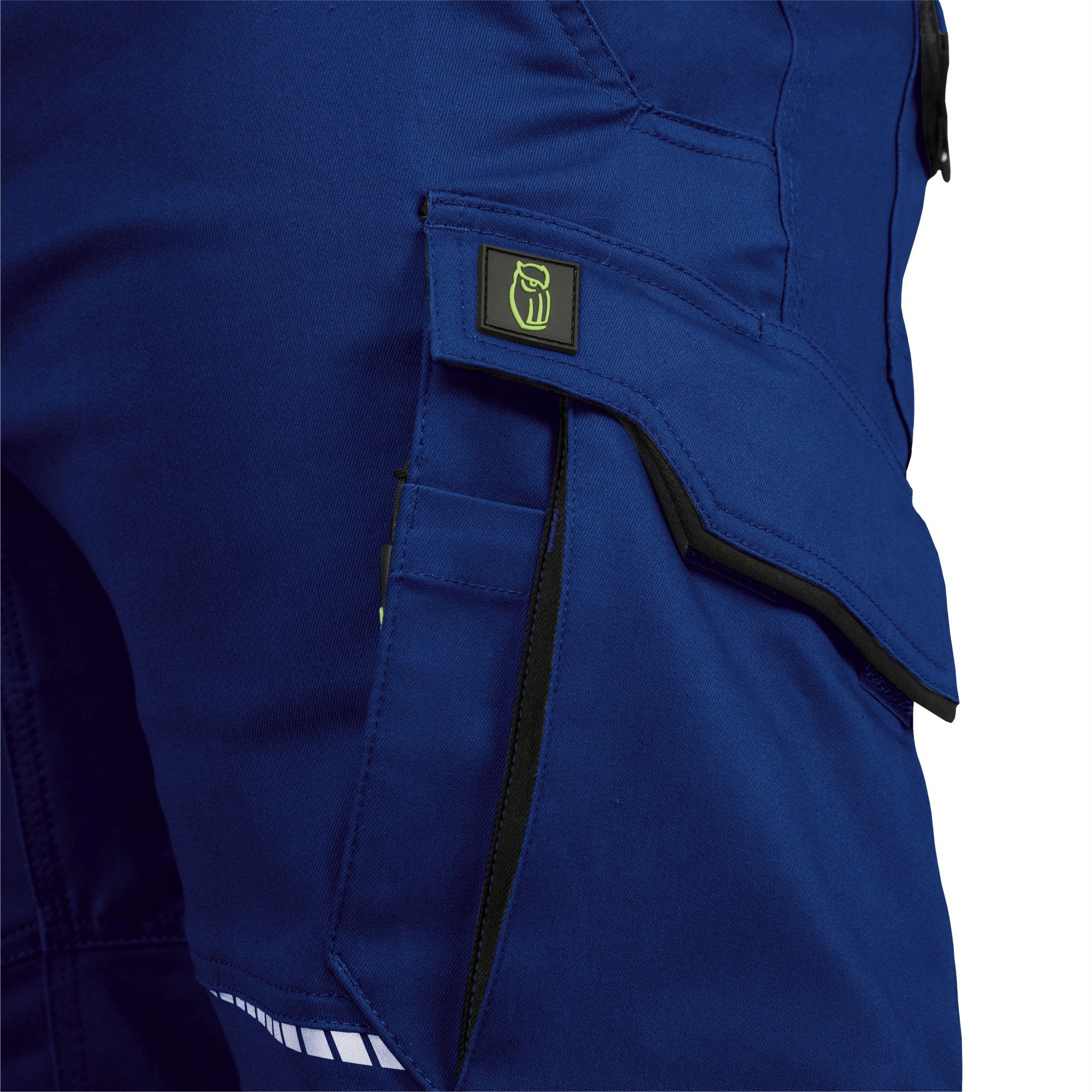 Leibwächter Arbeitsshorts Damen Flex-Line Arbeitsshort mit Reflektoren und femininer Passform (Arbeitskleidung für Handwerk, Garten oder Freizeit, mit Cargotasche) Kurze Stretch Cargoshorts mit elastischem Bund
