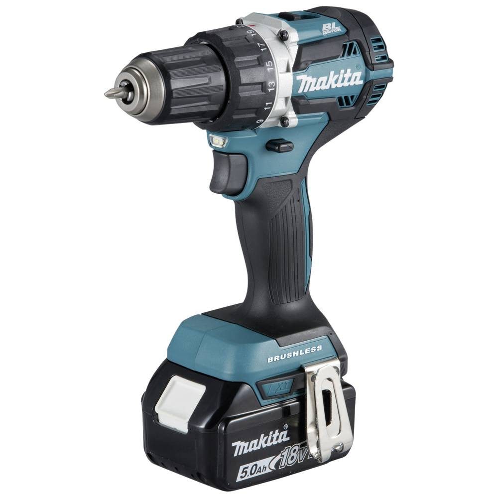 Makita Akku-Schrauber Akku-Bohrschrauber 18V DDF484RTJ, inkl. 2. Akku, inkl. Koffer