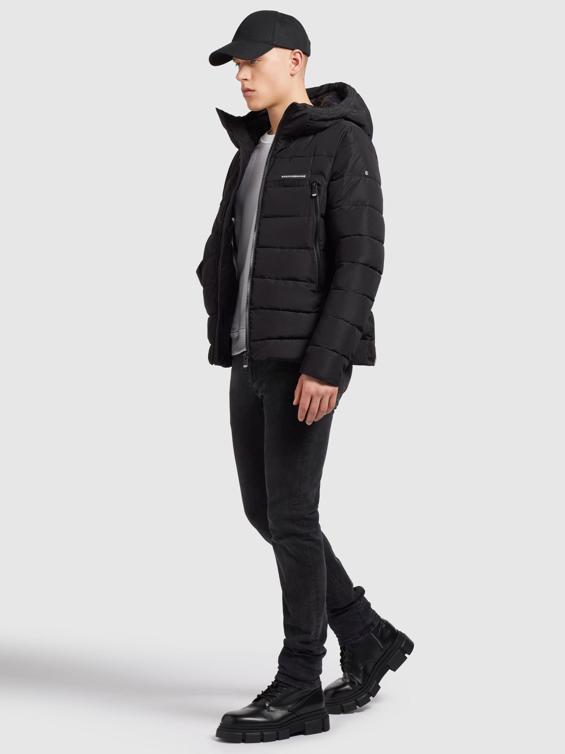 MILOW Schwarz khujo Steppjacke (1-St)