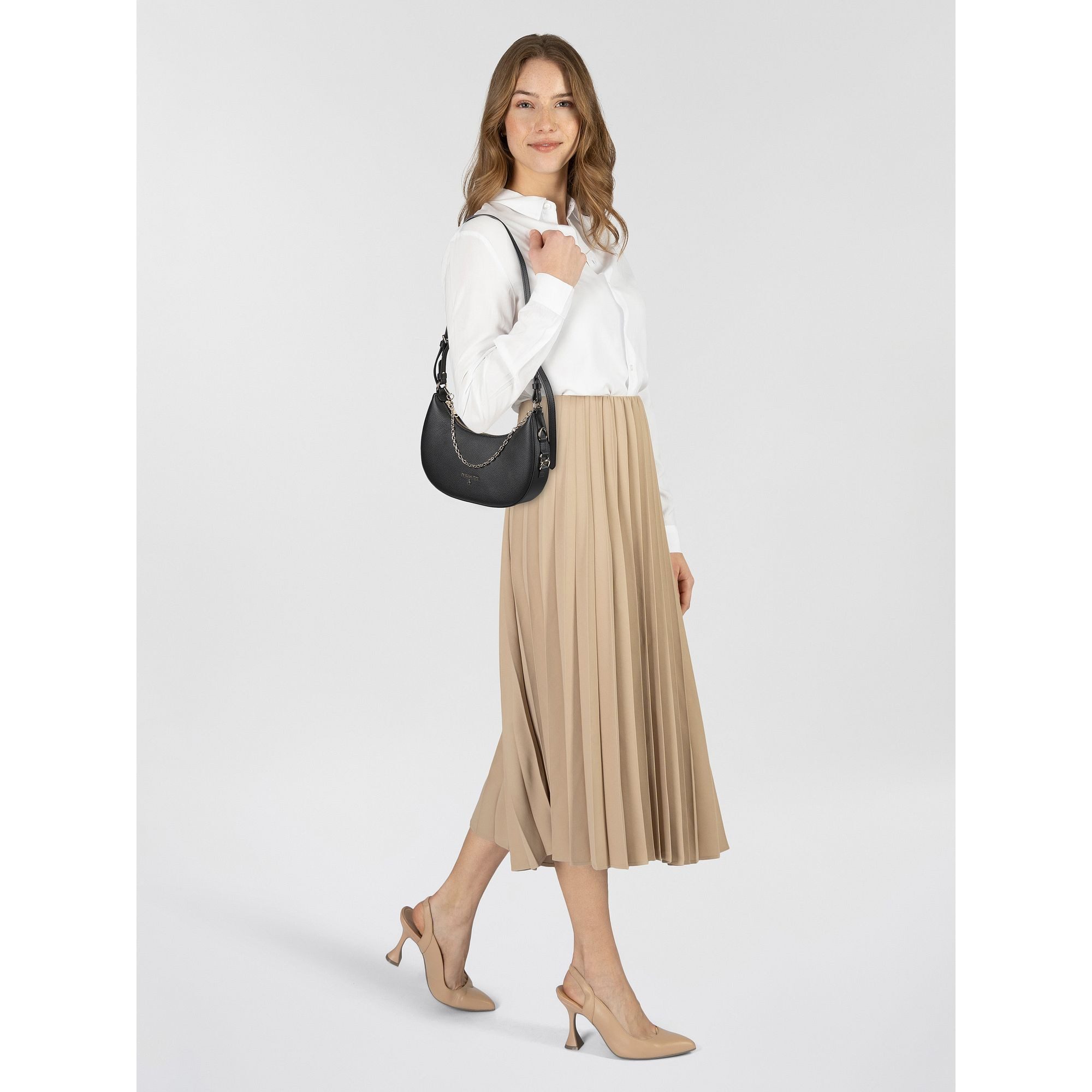 Patrizia Pepe Schultertasche Daily, Leder