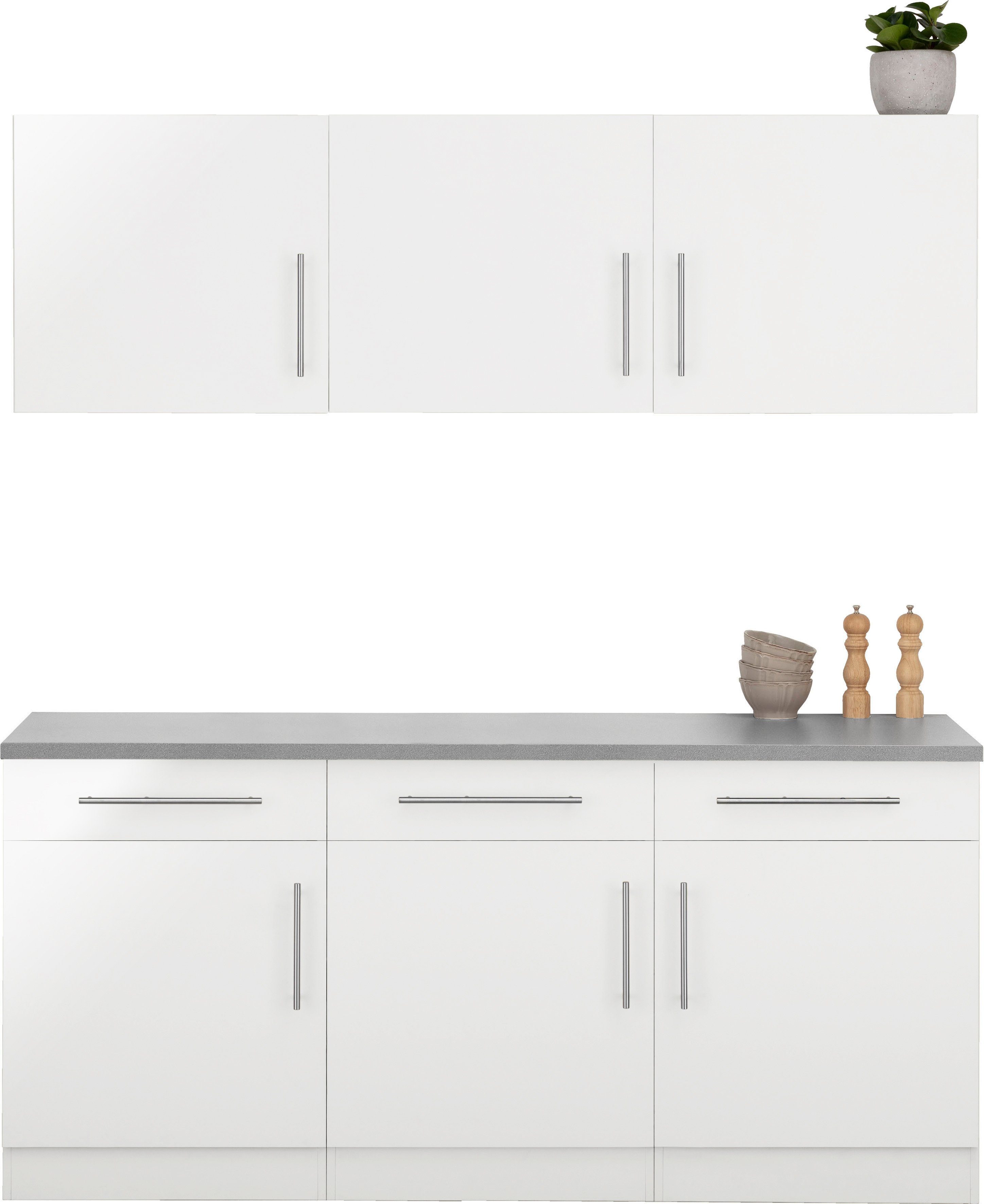 wiho Küchen Küche Cali, ohne E-Geräte, Breite 180 cm günstig online kaufen