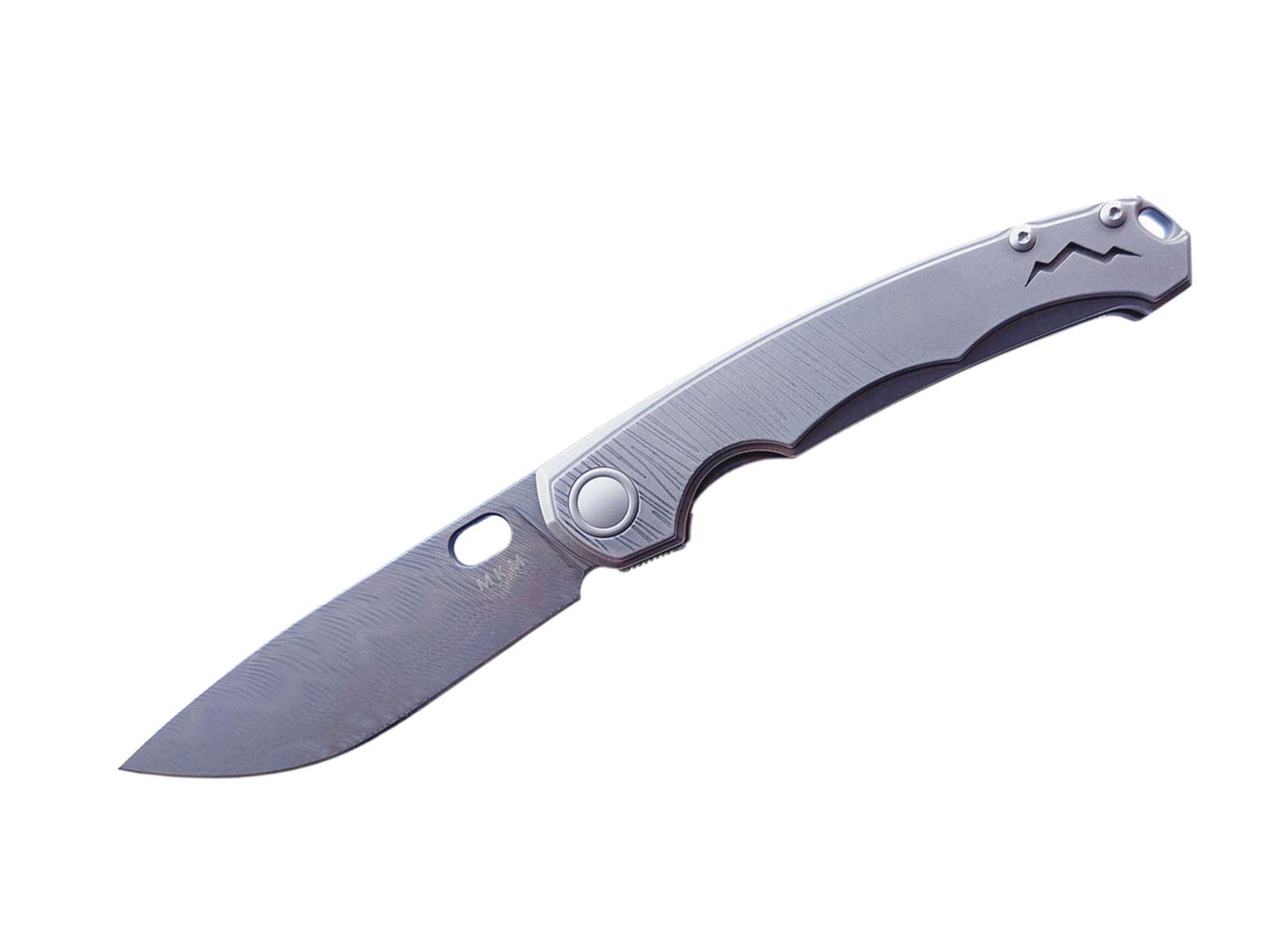 MKM Taschenmesser Taschenmesser Eclipse Titanium Damascus