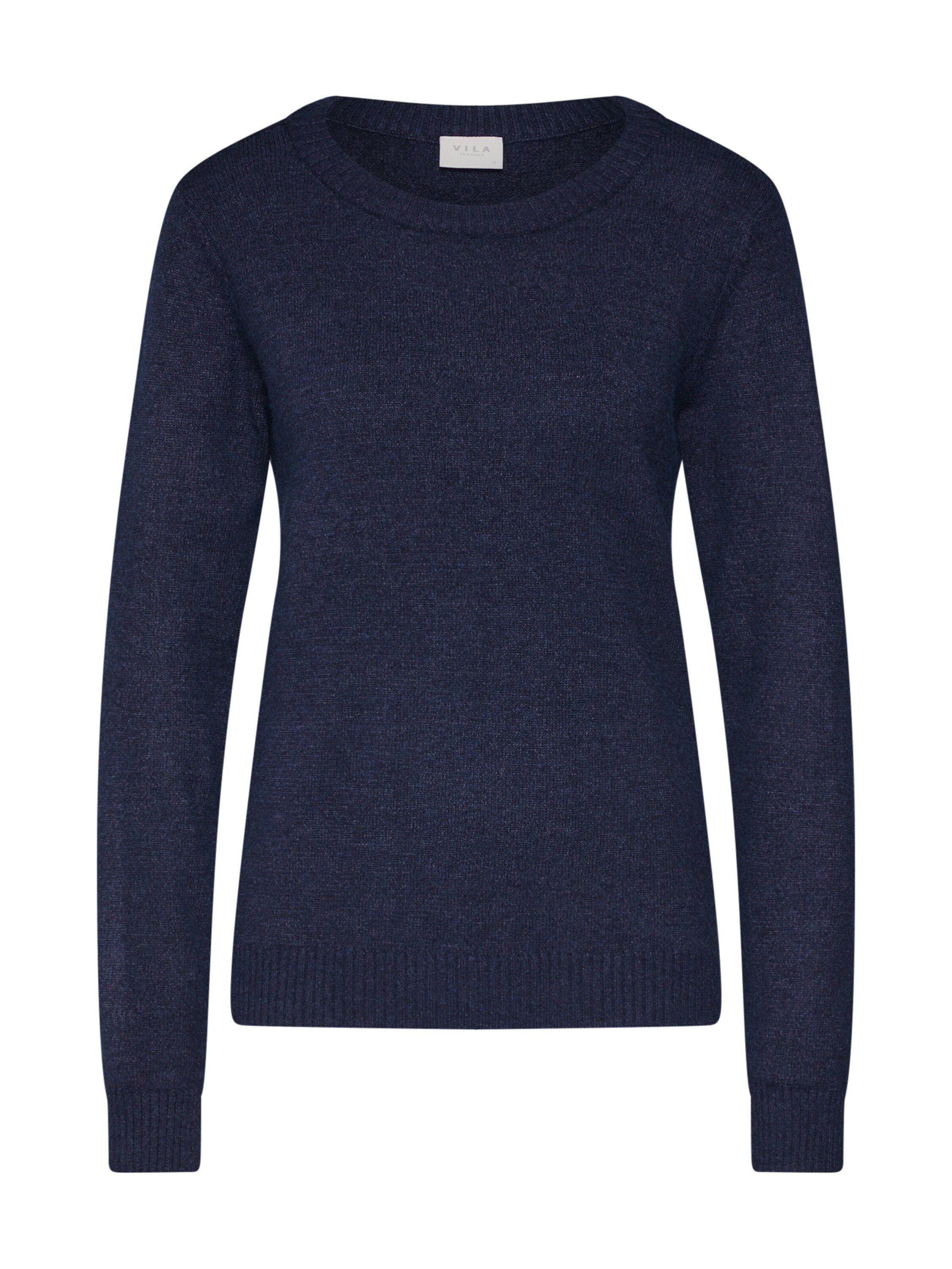 Vila Rundhalspullover "VIRIL-O-PULLI", Feinstrick mit feinen Strickdetails günstig online kaufen
