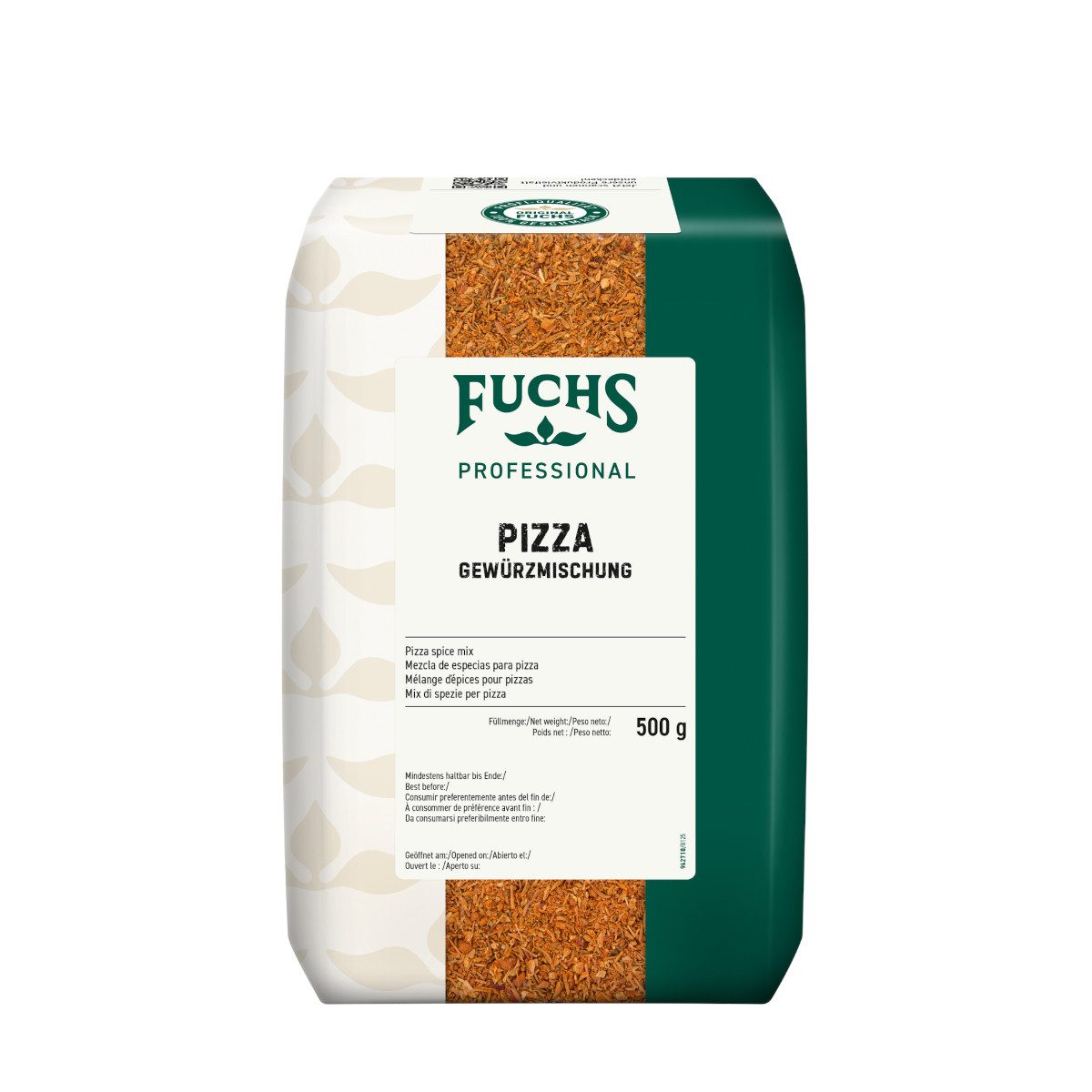 Fuchs Foodservice Gewürz, Fuchs Professional Pizza Würzmischung für herzhafte Pizza 500g