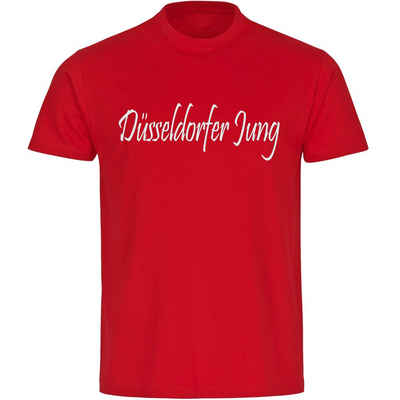multifanshop T-Shirt Herren Düsseldorf - Düsseldorfer Jung - Männer