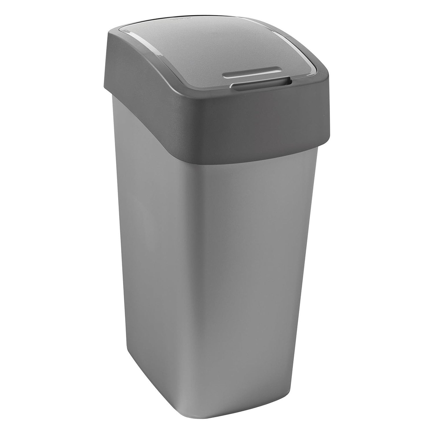 Curver Мусорные урны Flip Bin 45l Abfalleimer mit Deckel, Aufklappbar, perfekt für geräumige Küchen, Büros