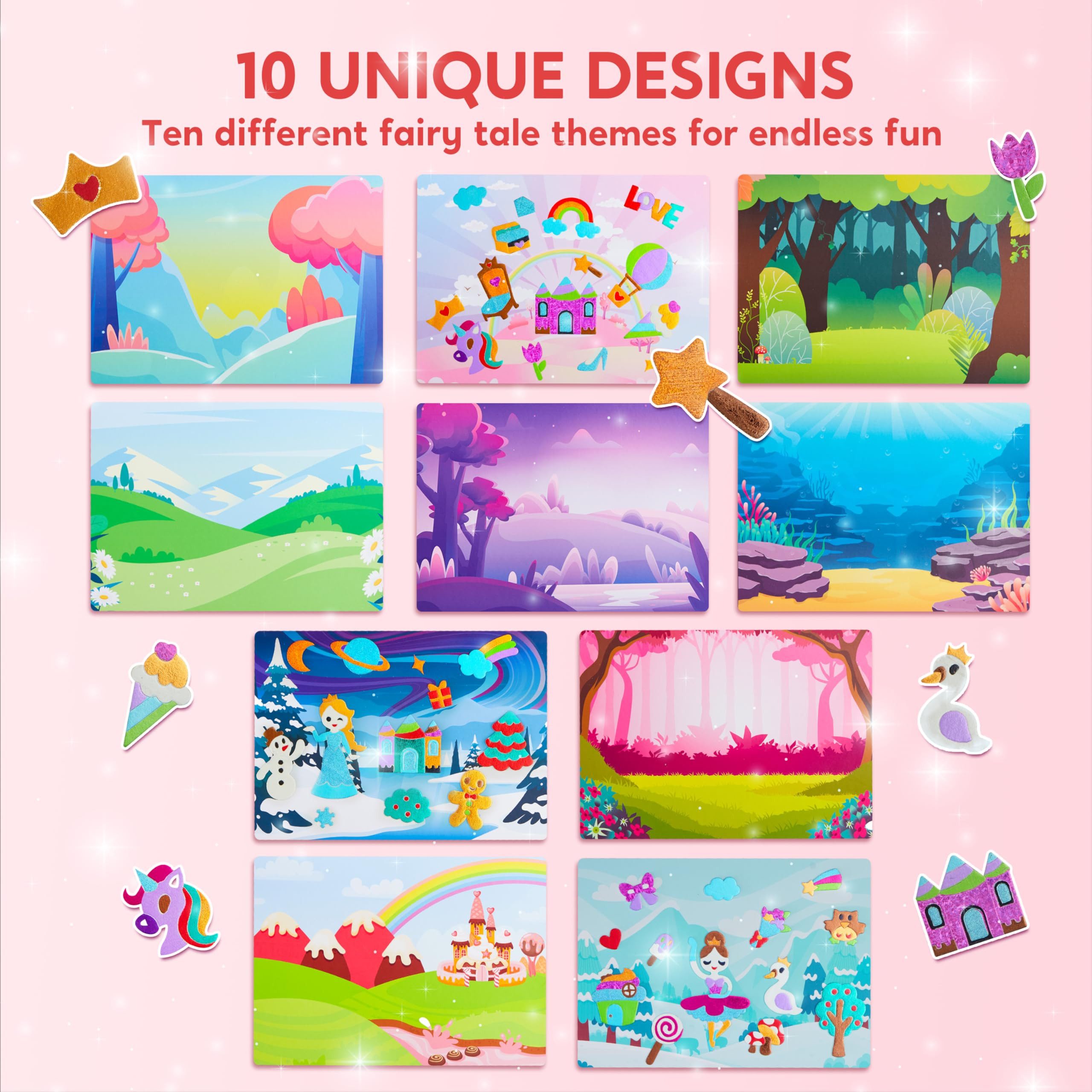 Klever Kits Blattmetall Klever Kits Folienkunst-Set für Kinder ab 4 – Kreativreise-Spielzeug