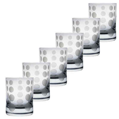 Bohemia Crystal Schnapsglas Barline, Kristallglas, veredelt mit Gravur, 6-teilig, Inhalt 60 ml, Schnapsglas-Set