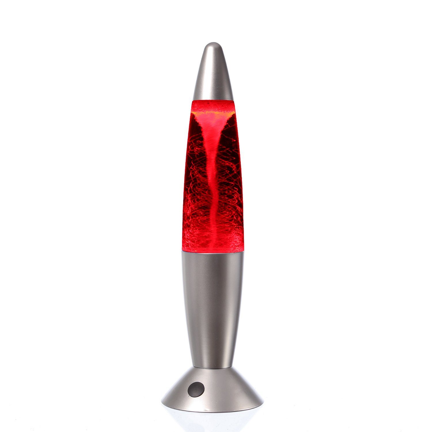 SATISFIRE Lavalampe Lavalampe Tornado Twister Wirbel Farbwechsel Touchsensor USB Batterie, LED Classic, RGB (rot, grün, blau) – Bild 4 von 5