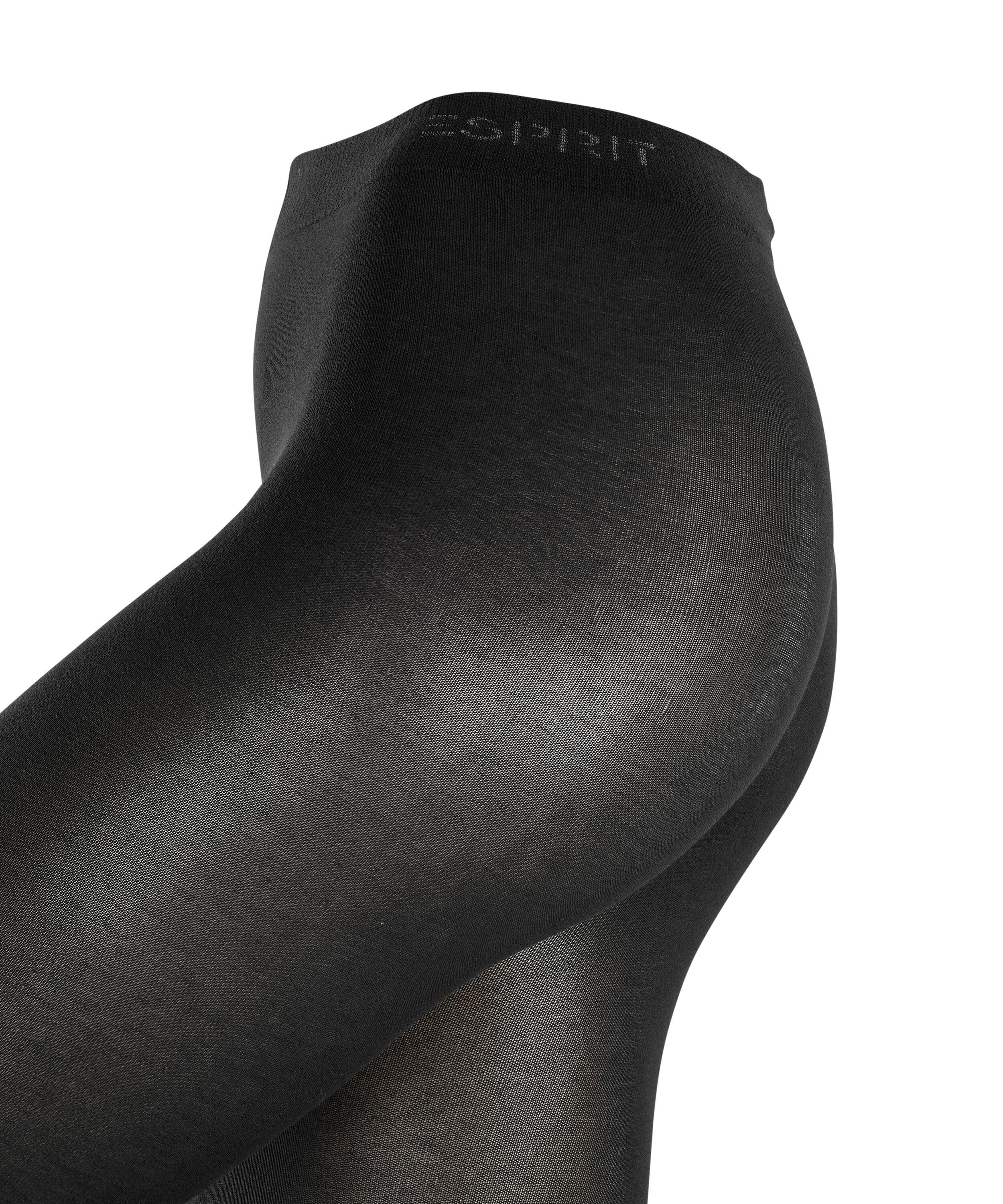 Esprit Feinstrumpfhose Cotton Uni mit weichem Bund für druckfreien Halt