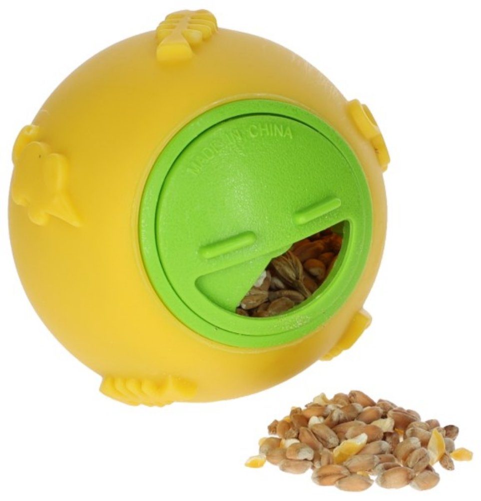 Kerbl Snackball Snackball Ø 7,5 cm Farbe gelb Kunststoff 73158, (1-tlg)