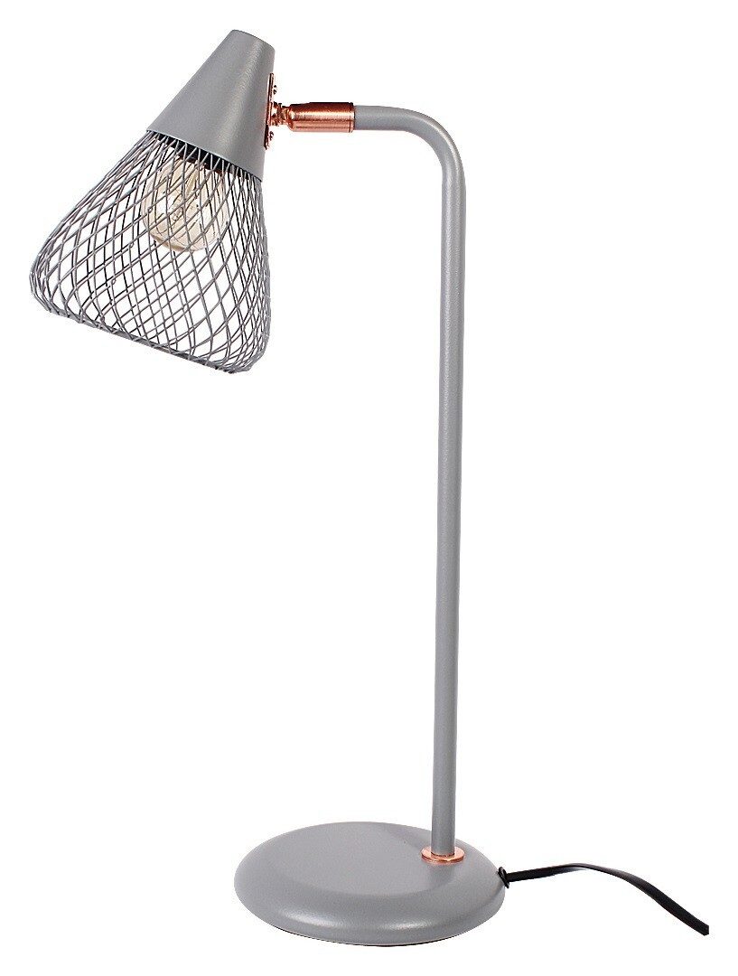 Rabalux Tischleuchte "Fanny" Metall, grau, E14, IP20, L460mm