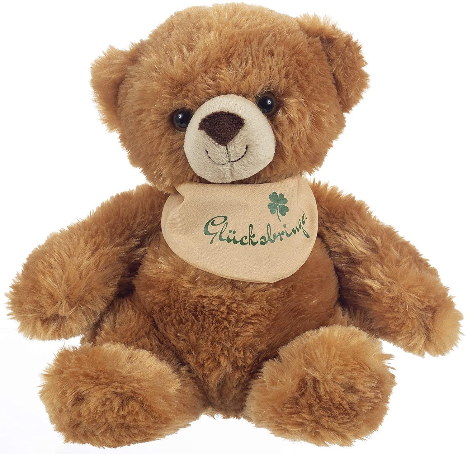 Kuscheltier Teddybär m.Halstuch "Glücksbringer" - 25 cm - Plüsch-Teddy, Plüschtier